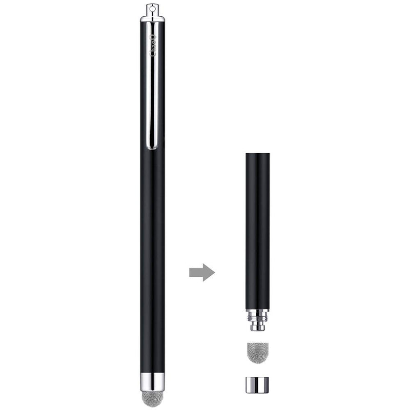 [Australia - AusPower] - 0.27 Inches (7 mm) Replaceable Mesh Fiber Tips for ChaoQ Stylus Pen (Pack of 10) 