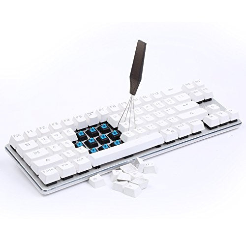 [Australia - AusPower] - Keycap Puller Black Stainless Steel Keycap Removal Tool Expert for Mechanical Keyboard Magicforce by Qisan 