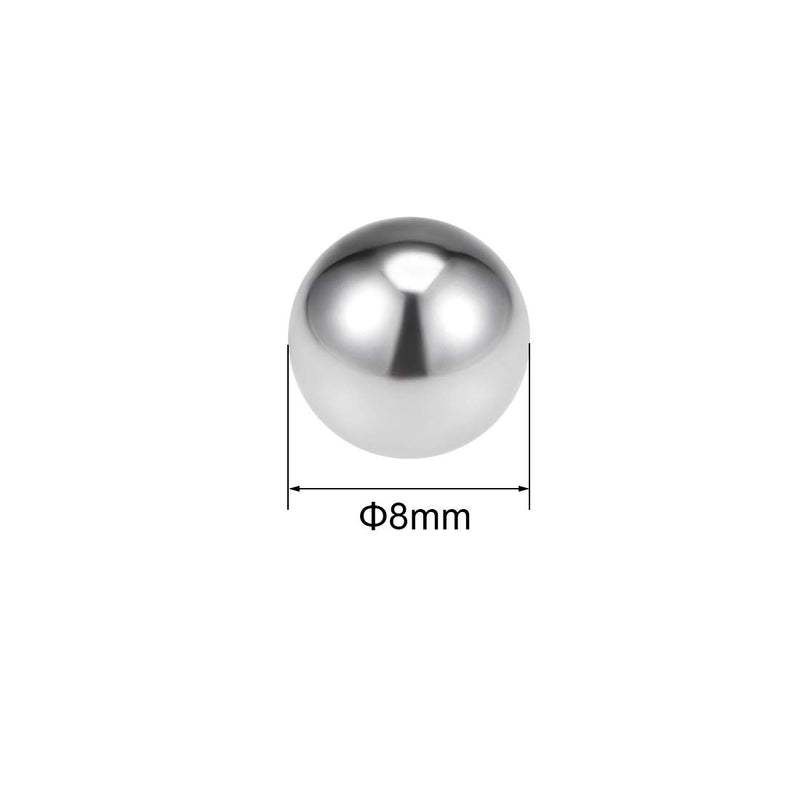[Australia - AusPower] - uxcell 8mm Bearing Balls 304 Stainless Steel G100 Precision Balls 25pcs 