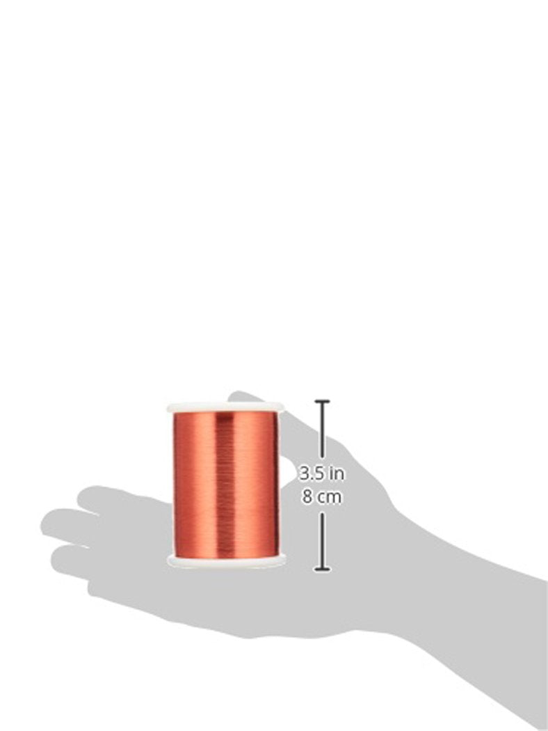 [Australia - AusPower] - Remington Industries 42SNSPR 42 AWG Magnet Wire, Enameled Copper Wire, 1.0 lb, 0.0026" Diameter, 51313' Length, Red 