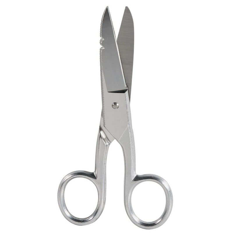 [Australia - AusPower] - Klein Tools 2100-9 Stainless Steel Electrician's Scissors with Stripping Notches, 5-1/4-Inch 