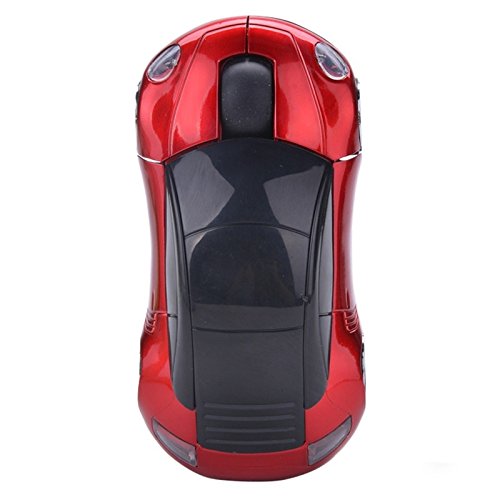 [Australia - AusPower] - 2.4G Wireless Mouse 3D Car Shape Wireless Optical Mouse USB Receiver for Laptop PC 