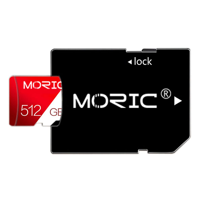 [Australia - AusPower] - 512GB Micro SD Card U3 microsdxc High Speed Class 10 MicroSD Memory Card with Adapter for Smartphone,Body Camera and Drone 