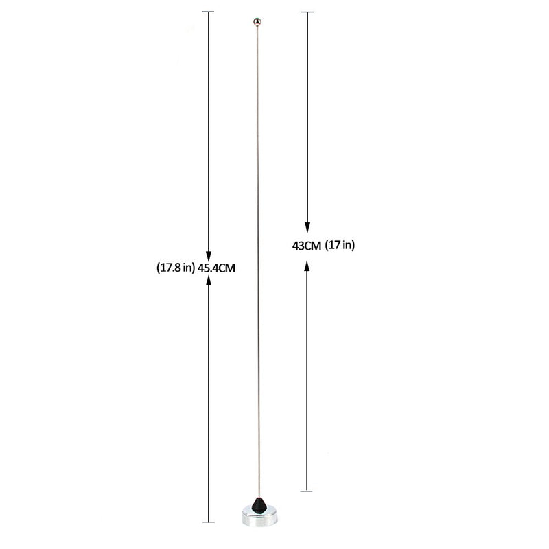 [Australia - AusPower] - HYS NMO 2M VHF-Band Amateur Trunk/Hole Mount 144mhz(136-174Mhz) Antennas with Stainless Steel L-Bracket Hole & 13ft/About 4m RG-58 Coax Cable for Motorola Icom Vertex Blackbox VHF Mobile Radios 