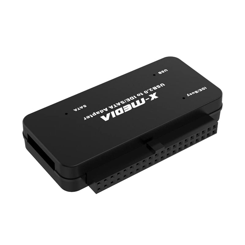 [Australia - AusPower] - X-MEDIA XM-UB2235S USB 2.0 to IDE SATA Adapter Converter, External Hard Disk Reader/Adapter - Support 2.5/3.5-Inch HDD/SSD Hard Disk Drive 