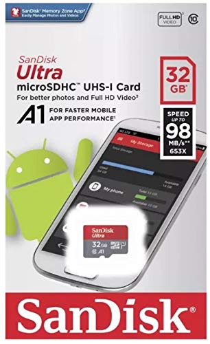 [Australia - AusPower] - Sandisk Ultra micro SDHC Micro SD UHS-1 TF Memory Card 32GB 32G Class 10 works with LG G3 w/ Everything But Stromboli Memory Card Reader 