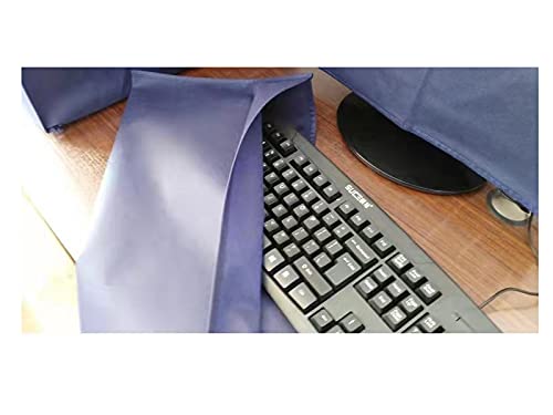 [Australia - AusPower] - 3 Pieces Computer Dust Cover Monitor + Keyboard+ Computer Host Pc Dust Proof Computer Covers Case Computer Dust Cover for Desktop Pc CPU Tower Protector (27'' Monitor Set Blue) 27'' Monitor Set Blue 