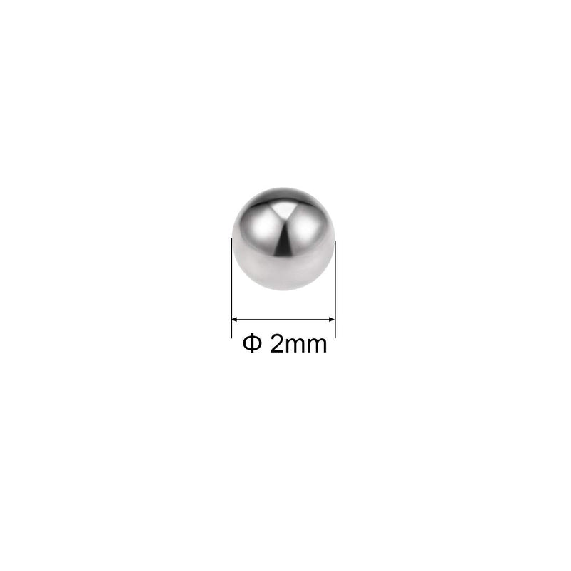 [Australia - AusPower] - uxcell 2mm Bearing Balls 316L Stainless Steel G100 Precision Balls 200pcs 