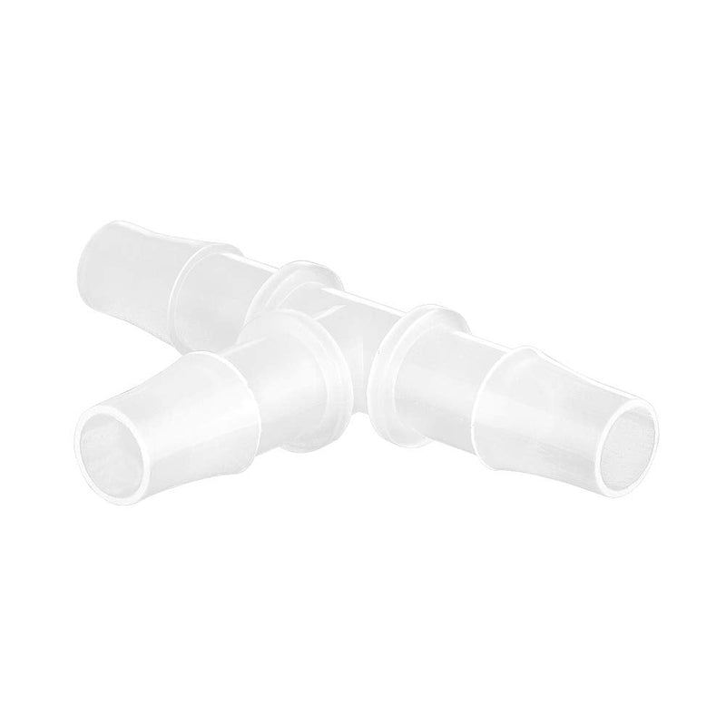 [Australia - AusPower] - Quickun 1/4" Hose Barb Fitting Equal Barbed T Shaped Tee Type 3 Way Plastic Joint Splicer Mender Union Adapter for Air Line Tube Hose (Pack of 5) 1/4 inch 5 Pcs 