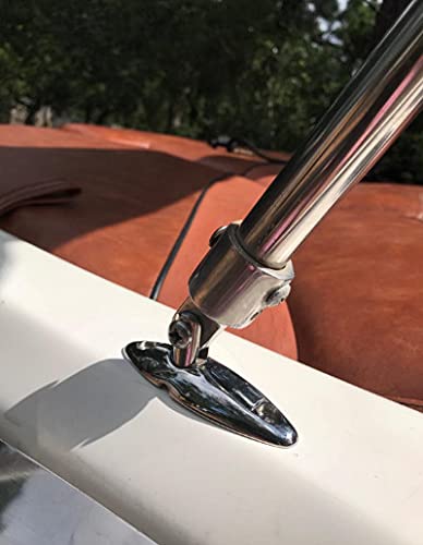 [Australia - AusPower] - MIZUGIWA Quick Release Bimini Top Swivel Hinge Deck Side Mount 316 Stainless Steel Pair 