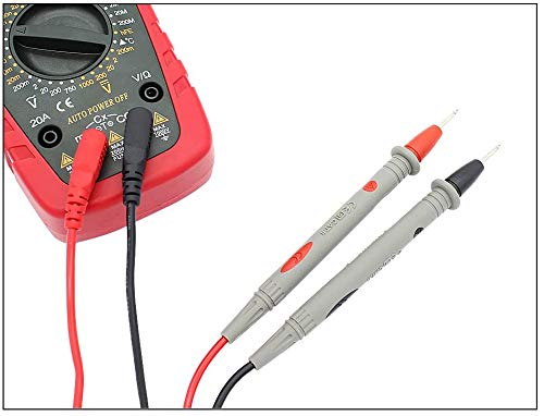 [Australia - AusPower] - Multimeter Test Leads Banana Plug,1000V 20A Digital Multi Meter Clamp Tester Probe Test Probes Leads for Multimeter Electronic Test Leads Multimeter Accessories (2 pcs) 2 PCS 