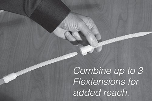 [Australia - AusPower] - Ready America Flextension Caulking Tube Tip, Reusable and Removable Caulk Gun Nozzles for Hard to Reach Areas, Bends up to 180 Degrees, Caulking Tips, 3-Pack 