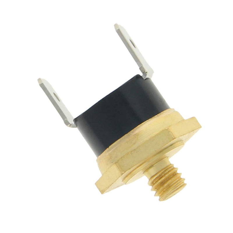 [Australia - AusPower] - Fielect KSD301 Thermostat Temperature Control Switch,Adjust Snap Disc Temperature Switch 105°C Copper M6 Normally Closed 1 Pcs 105C M6 