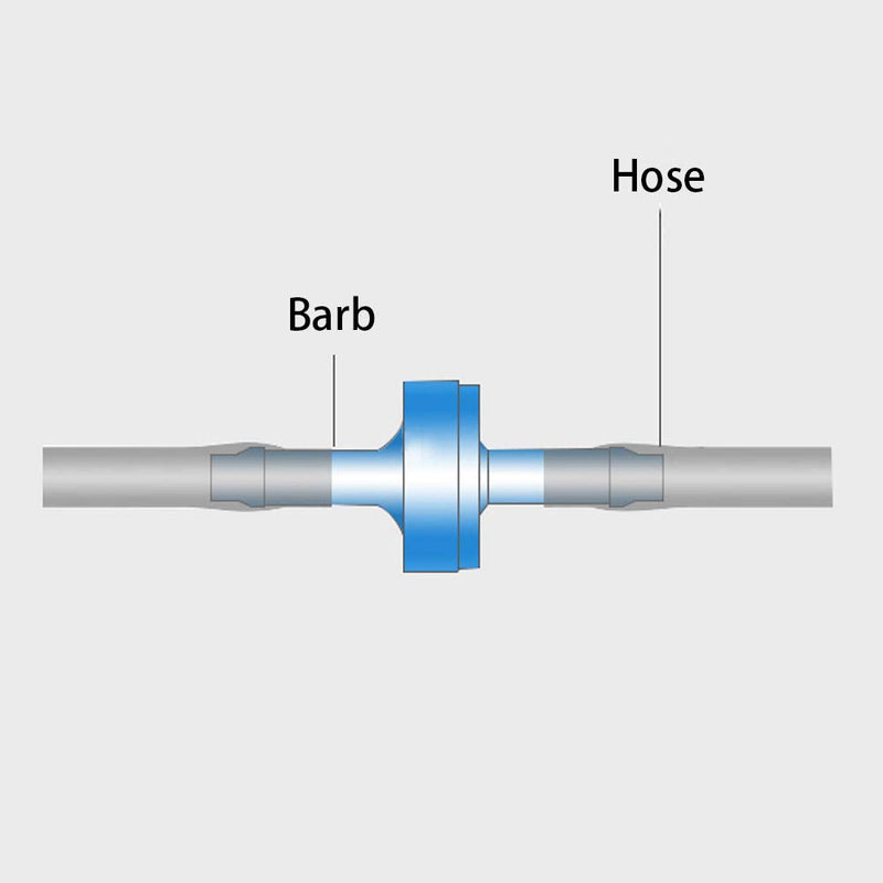 [Australia - AusPower] - ANPTGHT One Way Check Valve 1/8"(3MM) Hose Barb Non Return Ozone Resistance Plastic Valve for Water Fuel Oil Air Gas (Pack of 3) 1/8 Inch 