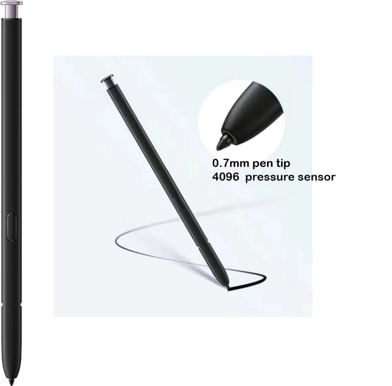 [Australia - AusPower] - 2Pcs Galaxy S23 Ultra Stylus S Pen Replacement for Samsung Galaxy S23 Ultra (Without Bluetooth)+Tibs/Nibs (Lavender) Lavender 