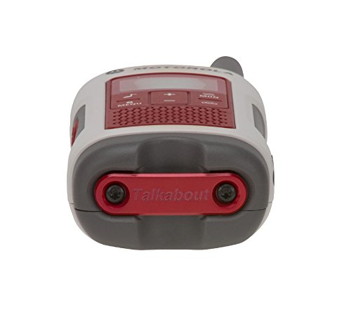 [Australia - AusPower] - Motorola Solutions T480 Talkabout Rechargeable Emergency Preparedness Two-Way Radio Single Unit (Red/White) 