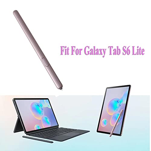 [Australia - AusPower] - Galaxy Tab S6 Lite Stylus Pen Touch Screen Touch Screen Stylus S Pen Replacement Part for Samsung Galaxy Tab S6 Lite SM-P610N EJ-PP610 with Tips/Nibs Tweezer (Chiffon Rose) 