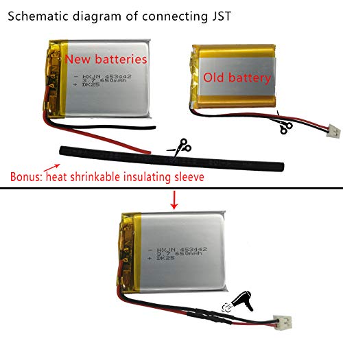 [Australia - AusPower] - 602248 3.7v Battery 700mAh for Sena SMH10 SMH10R SMH10D SMH10-11 SR10 Bluetooth Headset Battery Replacement fits Motorcycles Bluetooth Headset Intercom Built-in Battery 2PACK 