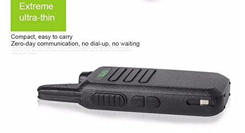 [Australia - AusPower] - WLN KD-C1 Mini Walkie Talkie UHF 400-470Mhz Two Way Radio (1 Pair) 