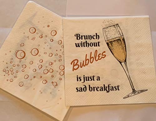 [Australia - AusPower] - 30 Cocktail Napkins. Disposable Paper Beverage Napkins for your Bar, Happy Hour, Brunch, Mimosas, Wine Parties, Bachelorette, Easter, Birthdays and Holidays. Great Gift or Stocking Stuffer- 30ct. 