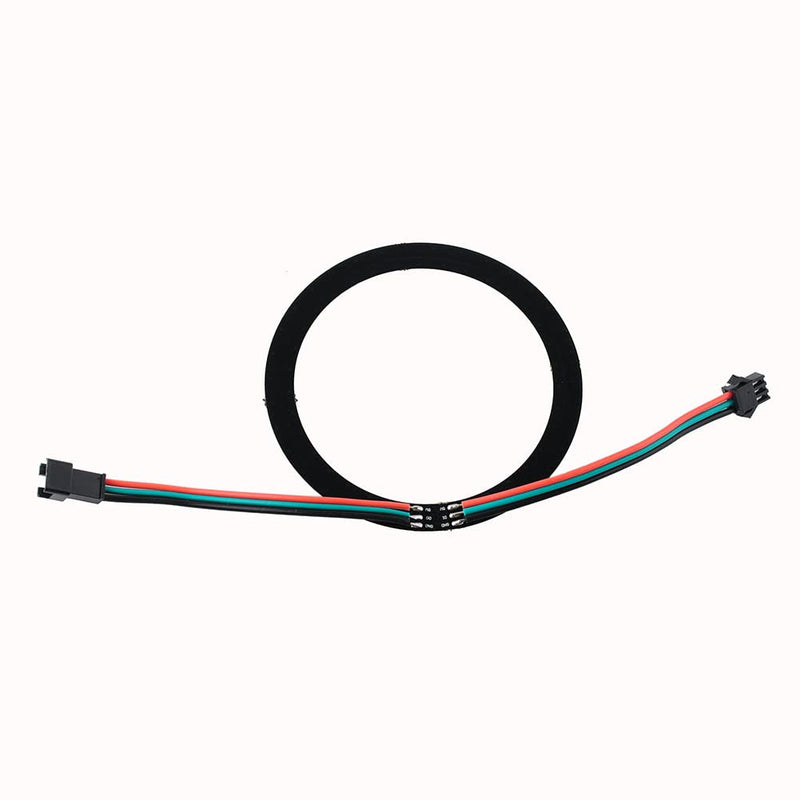 [Australia - AusPower] - Sparkleiot 35 Bits RGB LED Ring, SM2.54-3P Connector Wire, DC5V WS2812B 5050 Full Color LED Built-in Drivers Individual AddressabIe for Arduino Raspberry Pi ESP8266 Nodemcu Pack of 2 