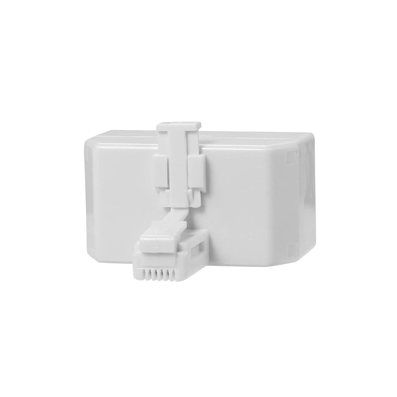 [Australia - AusPower] - Duplex Jack Phone Wall Adapter-1 to 2 Modular Wall Jack Phone Line RJ11 Converter Adapter Splitter for Home Office ADSL DSL Fax Model Cordless Phone System (3 Way Splitter(3Pack) 3 Way Splitter(3Pack) 