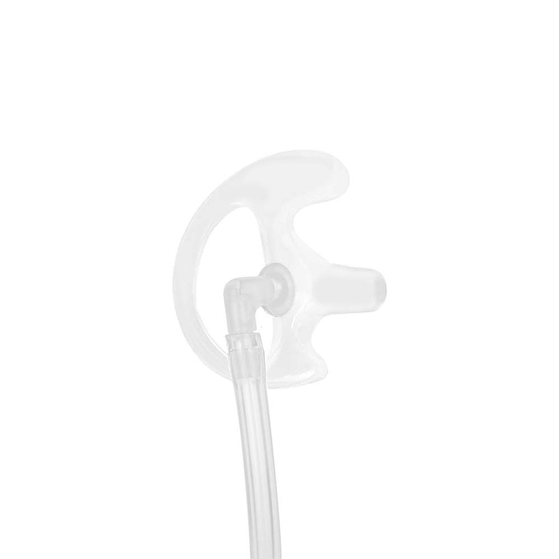 [Australia - AusPower] - Universal Replacement Silicon Earmold Earbud for Covert Air Acoustic Earpiece, Compatible with Most Two-Way Radio Coil Tube Audio Kits (Clear, Large, Pair of 2) Clear 