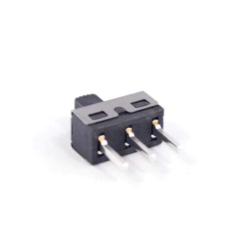 [Australia - AusPower] - WOWOONE 20 Pcs 5mm High Knob Vertical Slide Switch 3 Pin 2 Position 1P2T SPDT Panel (Pack of 20) CYT1107 