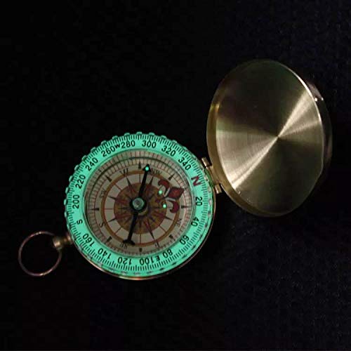 [Australia - AusPower] - SHENQIDZ 6 pack Camping Survival Compass Metal Pocket Compass Kids Compass for Hiking Camping Hunting Climbing, Military Navigation Tool 