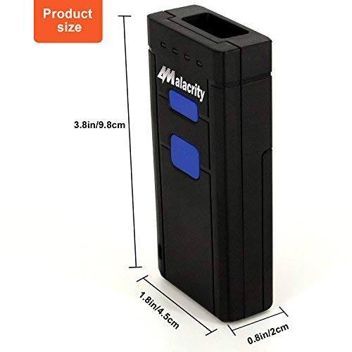 [Australia - AusPower] - Alacrity 1D CCD Bluetooth Barcode Scanner,3in1 Bluetooth 2.4G Wireless USB Wired Portable Mini Handheld Bar Code Reader,Capture Barcodes on Screen,with Vibration Function 