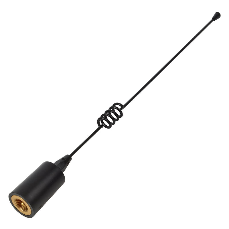 [Australia - AusPower] - UAYESOK VHF Marine Antenna Low Profile Boat Antenna Stainless Steel Whip for Cobra Icom Uniden Standard Horizon Marine Radio VHF Radio W/16.4ft RG-58 coaxial Cable,L-Mount Bracket 
