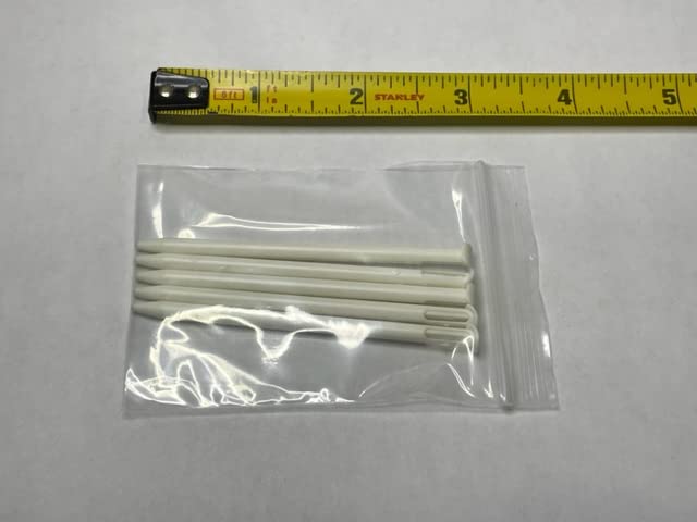 [Australia - AusPower] - 3DS Stylus Pen, Replacement Stylus Compatible with New Nintendo 3DS Original (not XL) Stylus Pen [5 Pack] (White) White 