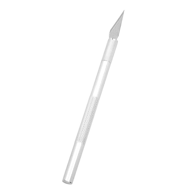 [Australia - AusPower] - HEEPDD Metal Art Knife Precision Art Carving 5 Blades Knife Razor Tool for Phone PC Tablet Drone Repair DIY Art Work Cutting Caving Knife Sculpture 