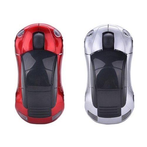[Australia - AusPower] - 2.4G Wireless Mouse 3D Car Shape Wireless Optical Mouse USB Receiver for Laptop PC 