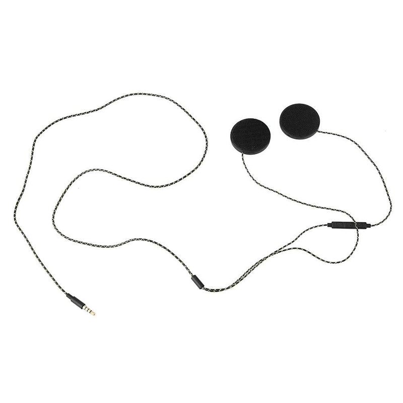 [Australia - AusPower] - Motorcycle Helmet Headset, Universal Racing Helmet Speakers for Motorcycle, Wired Helmet Sports Headset Helmet Earphone with 3.5mm Male Connector 