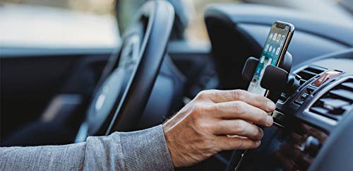 [Australia - AusPower] - Kenu Airframe Car Phone Mount Wireless Charger - Air Vent Cell Phone Holder - 360 Degree Pivot, Qi Fast-Charging - Extra Large Expandable Grip - Use with Latest iPhones, Samsung and Androids Vent Mount 
