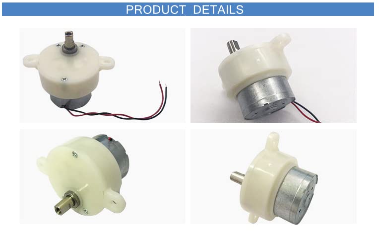 [Australia - AusPower] - Fielect 2Pcs DC 6V Electric Motor 100RMP Micro Gear Motor Mini Speed Reducer Gear Box for RC Car Robot Model DIY Toy DC 6V 100RPM 2 