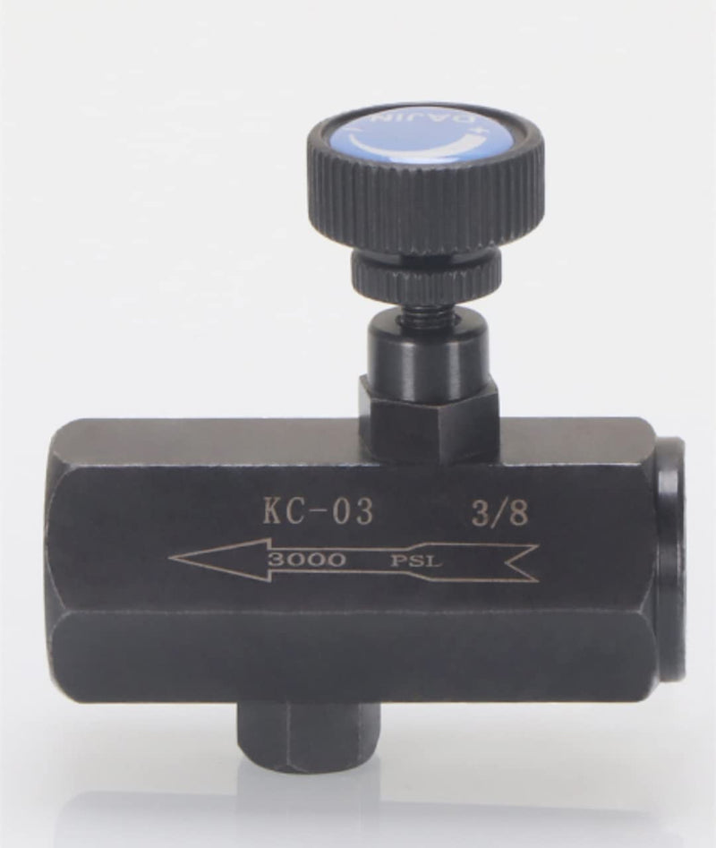[Australia - AusPower] - Flow control valve 3/8" Throttle valve check valve NPT 3000PSI Steel Hydraulic (3/8") 