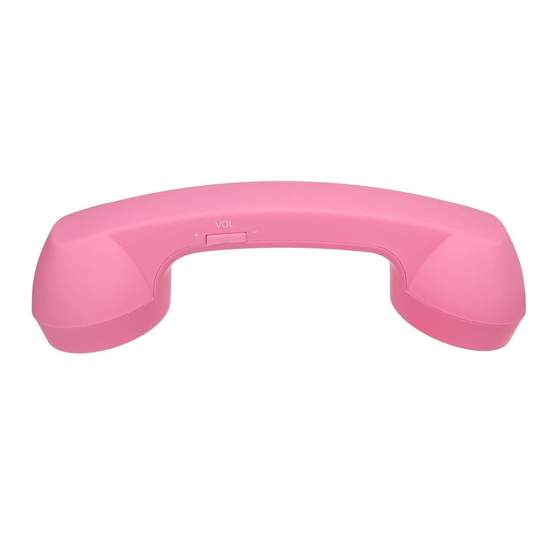 [Australia - AusPower] - MECCANIXITY Retro Telephone Handset Wireless Phone Telephone Receiver for Microphone Speaker Matte Pink 