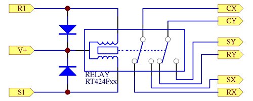 [Australia - AusPower] - ELECTRONICS-SALON Passive Bistable/Latching DPDT 8 Amp Power Relay Module, 12V Version, RT424F12 