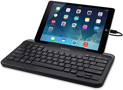 [Australia - AusPower] - Belkin B2B191 Wired Tablet Keyboard with Stand for Chrome OS – Keyboard for Acer Chromebook Tab 10, Black Wired USB-C with Stand 