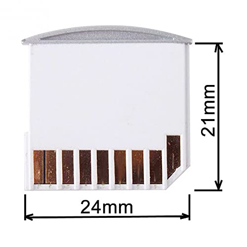 [Australia - AusPower] - Cablecc Micro SD TF to SD Card Kit Mini Adaptor for Extra Storage Air/Pro/Retina White 