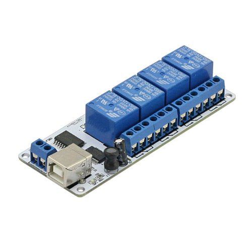 [Australia - AusPower] - SainSmart USB 4 Channel DC 12V Relay Module Automation for Arduino Raspberry Pi DSP AVR PIC ARM 
