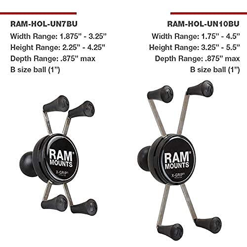 [Australia - AusPower] - RAM Mounts X-Grip Universal Phone Holder with Ball RAM-HOL-UN7BU with B Size 1" Ball Small Phones 