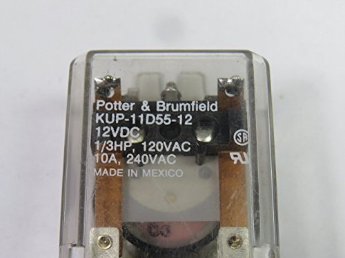 [Australia - AusPower] - TE CONNECTIVITY/POTTER & BRUMFIELD KUP-11D55-12 POWER RELAY, DPDT, 12VDC, 10A, BRACKET 1 