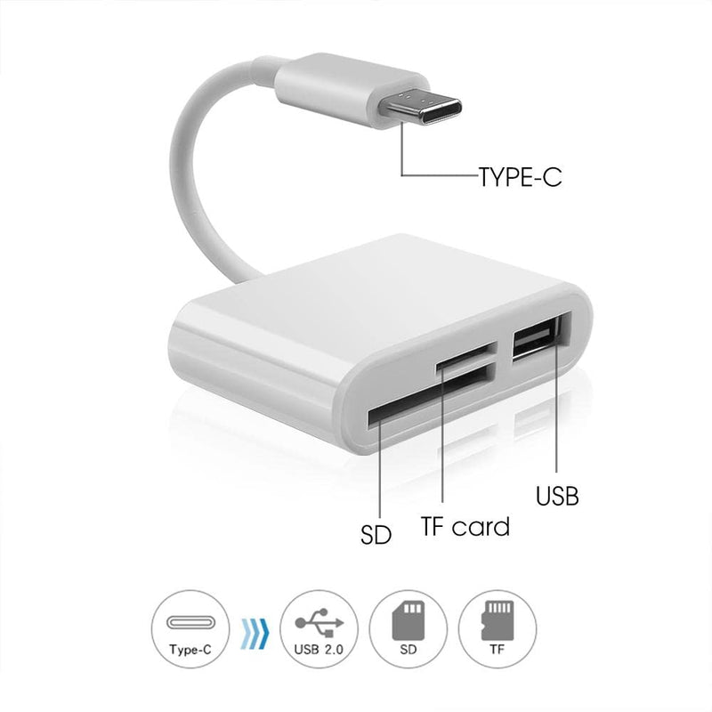 [Australia - AusPower] - Acuvar USB C Ultra High Speed Memory Card Reader & Writer for SD, HC, SDXC, MicroSD, SDHC, MicroSDXC for Computers, Smartphones and All USB C Enabled Devices Plug and Play OSX OTG USB Windows Chrome 