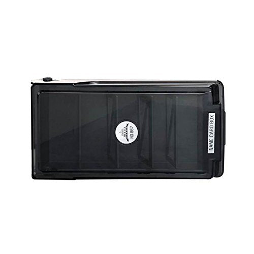 [Australia - AusPower] - Da Jia Large Capacity Covered Business Card File Holder Case Organizer Box with 4 Dividers and 20 A-Z Guides for 500 Cards 
