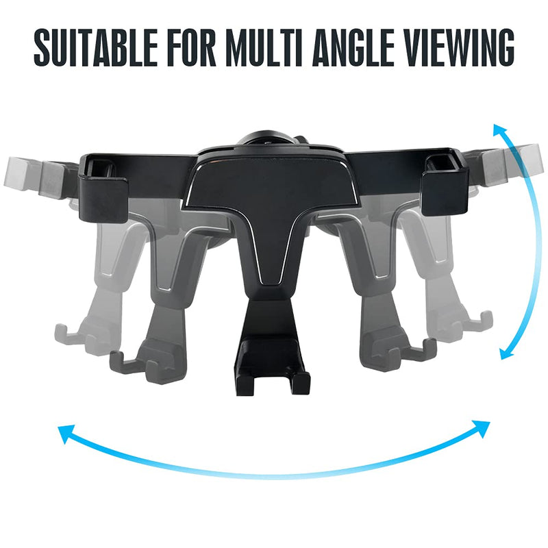 [Australia - AusPower] - CARFIB for Toyota RAV4 Accessories Car Phone Holder Mount 2019 2020 2021 Cell Phone Dedicated Navigation Black Gravity Phone Holder 