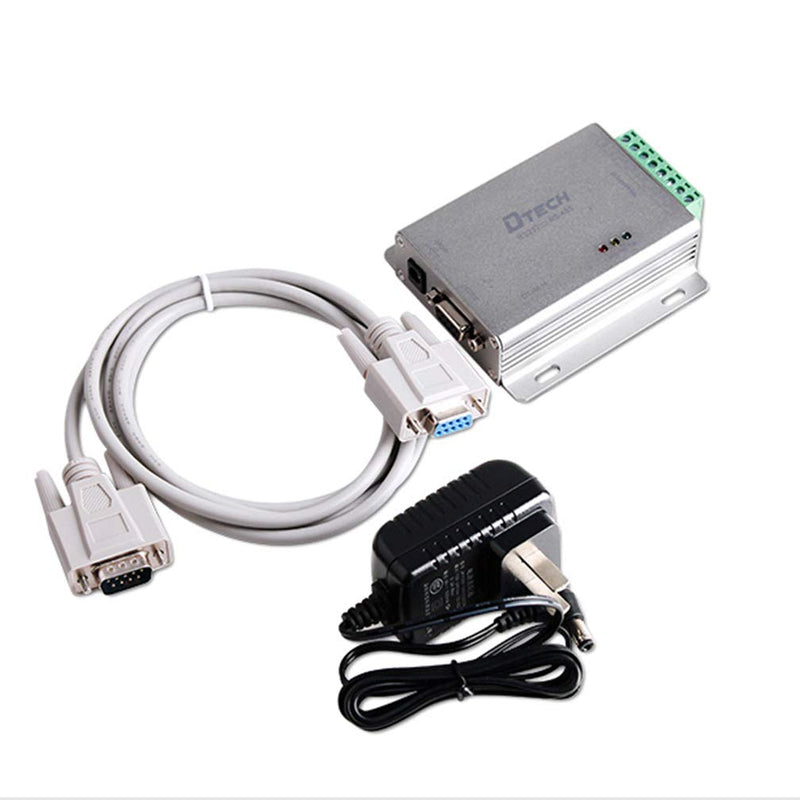 [Australia - AusPower] - DTECH Industrial Grade RS232 to RS485 Serial Converter 3 Channel RS-485 Expansion Hub with 600W Surge Protection TX RX LEDs Power Adapter Terminal Block 