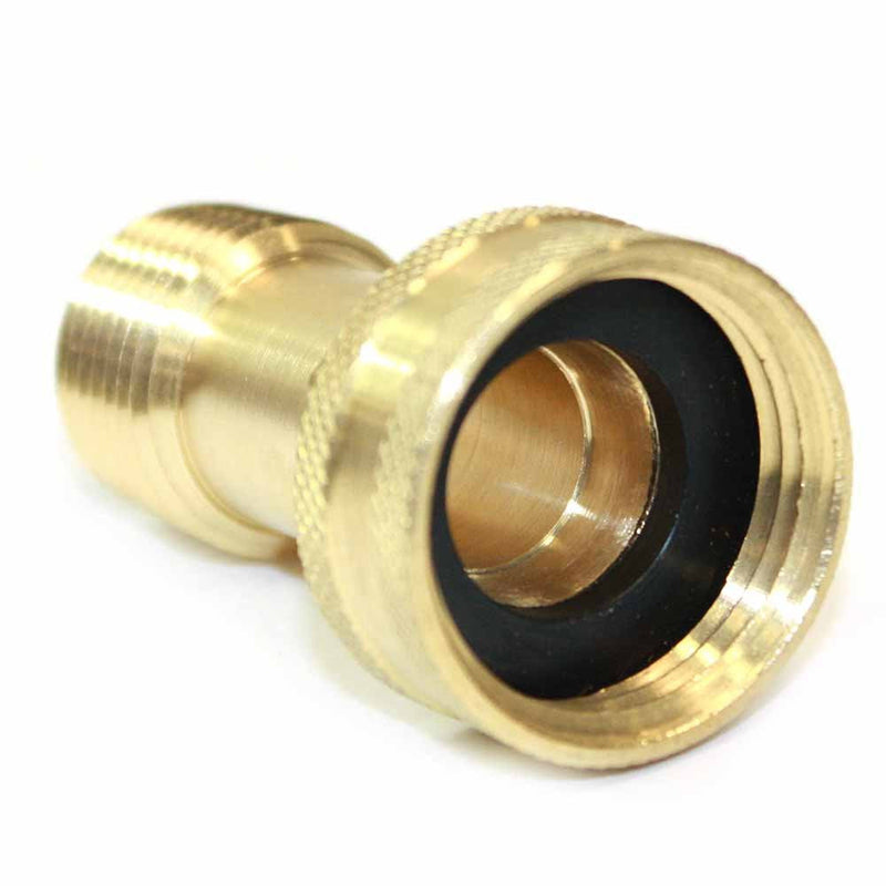 [Australia - AusPower] - Interstate Pneumatics FGF108 3/4 Inch GHT Female x 1/2 Inch Male NPT Hose Fitting - Swivel 